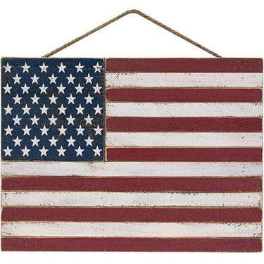 American Flag Pallet Plaque - The Fox Decor